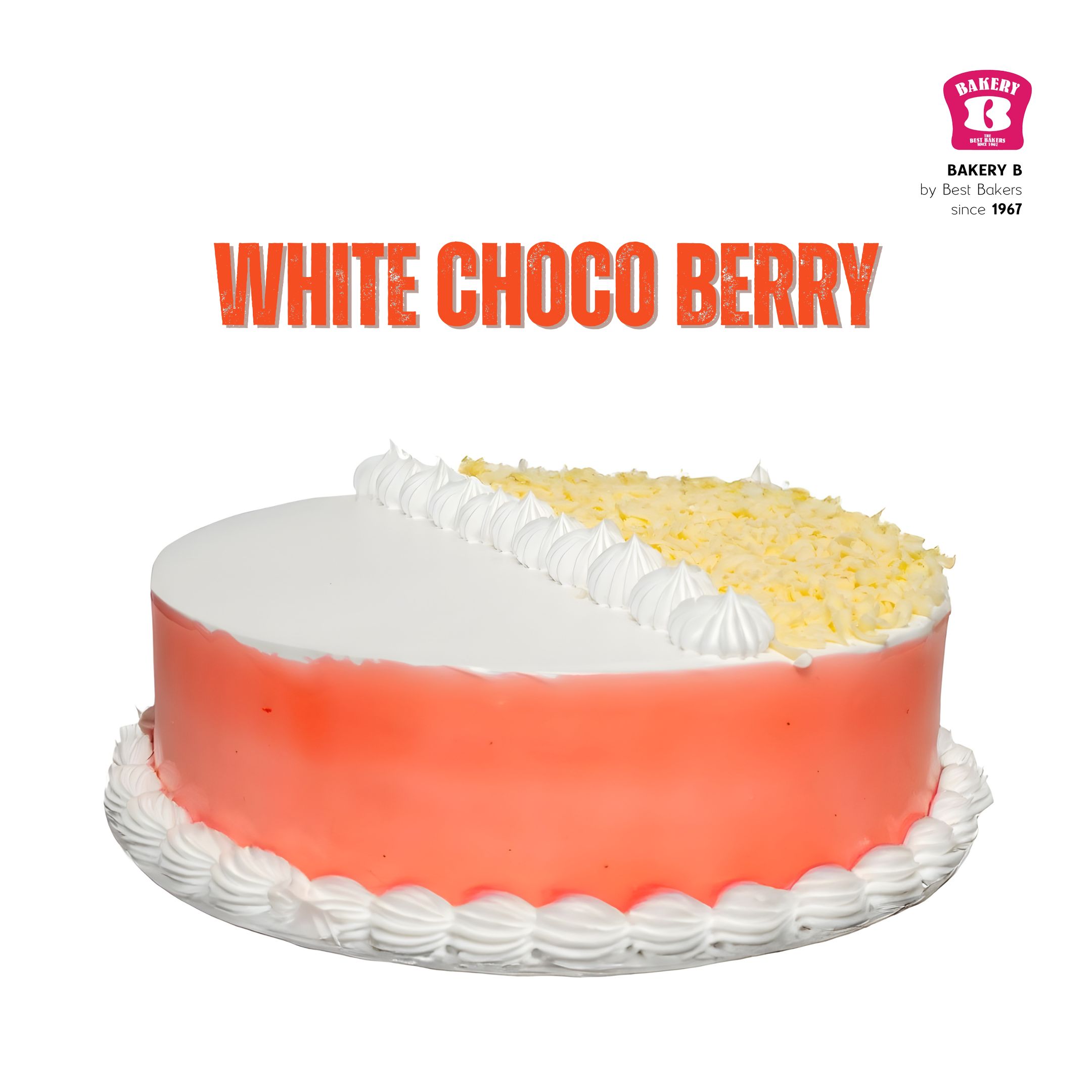 White Choco Berry - Bakery B By Best Bakers White Choco Berry